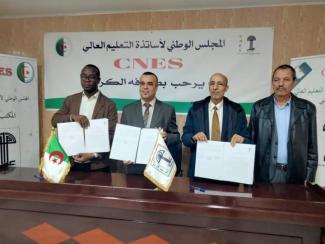 Se firma Protocolo de cooperación entre la Universidad de Tifariti y el CNES argelino