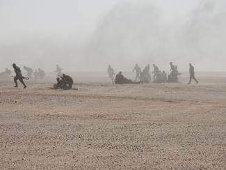 Les unités de l'Armée sahraouie ciblent une position de munitions dans le secteur de Mahbès