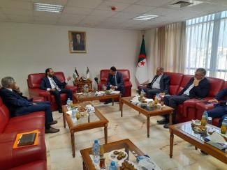 Minister of Communication received by his Algerian counterpart