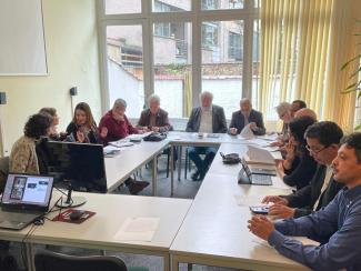 فريق عمل  التنسيقية الأوروبية للتضامن مع الشعب الصحراوي يعقد  اجتماعا بالعاصمة البلجيكية بروكسل 