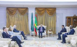 Recibe el Presidente de Mauritania  al Enviado de la ONU para el Sahara Occidental