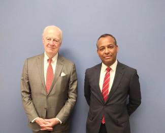 Representative of Polisario Front holds talks with Staffan de Mistura