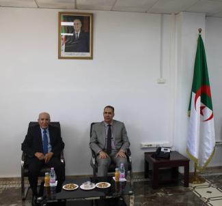 The Director of the National Archives received by his Algerian counterpart