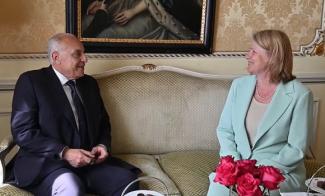 وزير الخارجية الجزائري  يستقبل بفيينا رئيسة مجموعة الصداقة النمساوية-الصحراوية