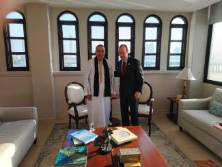 L’ambassadeur de la République sahraouie au Panama reçu par le ministre des Affaires étrangères
