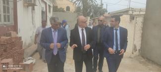 الجزائر : وزير التكوين والتعليم المهنيين الجزائري في زيارة  ميدانية لدار المرضى الصحراويين بتمنتفوست 