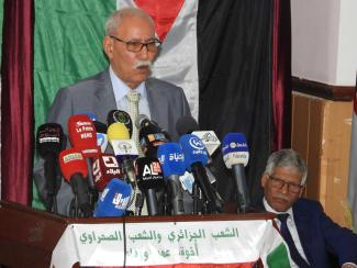 الرئيس إبراهيم غالي يشيد بالموقف الجزائري الثابت تجاه القضية الصحراوية 