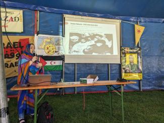 Lecture on suffering of Sahrawi people  in Germany