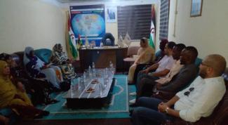 Delegation of African Centre for Disease Control and Prevention on  work visit to Sahrawi State