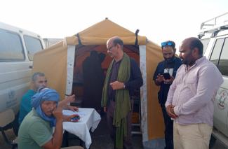 Le Ministère de la Santé Publique sahraoui établit un hôpital de campagne à Dakhla pour aider les victimes des pluies