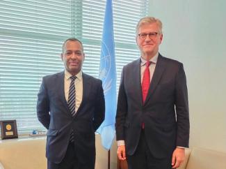 Polisario Front Representative at UN, Coordinator with MINURSO Meets with Deputy Secretary-General for Peace Operations