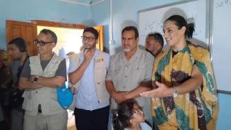 Algerian Olympic champion Imane Khelif visits Sahrawi refugee camps