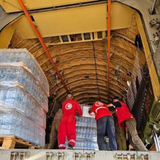 Acheminement d'aides humanitaires vers les camps des réfugiés sahraouis