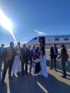 Algerian Minister of Mujahideen arrives at Sahrawi refugee camps at start of visit to Sahrawi Republic