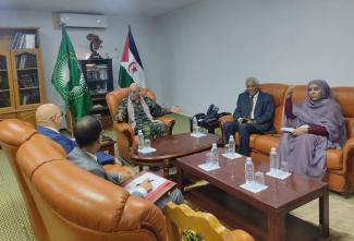 President Brahim Ghali receives Algerian Minister of Mujahideen