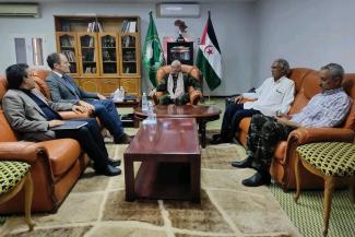 President Brahim Ghali receives member of legal team before European Courts