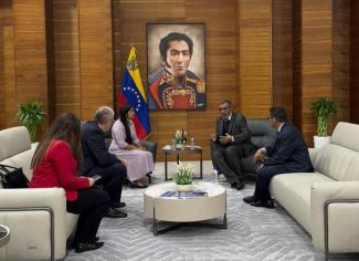 Prime Minister arrives in Caracas to participate in inauguration ceremony of President Nicolas Maduro