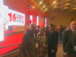 Representative of Polisario Front in Madrid participates in 16th Labor Union Conference