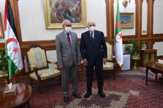 President of Republic receives  congratulatory message from his Algerian counterpart on 48th anniversary Sahrawi Republic.