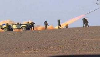الجيش الصحراوي يستهدف موقعا خلفيا لجيش الاحتلال بقطاع المحبس 