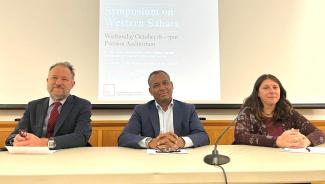 Representative of Polisario Front at UN and Coordinator with MINURSO lectures at Colgate University in New York