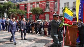 L’ambassade sahraouie en Bolivie prend part aux commemorations du leader Simon Bolivar 