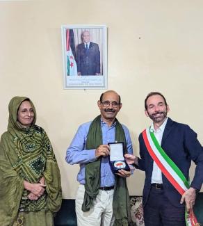 Ministro de Salud Pública recibe delegación italiana de políticos y activistas solidarios con el pueblo saharaui