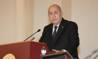 Le Président Abdelmajid Tebboune réaffirme la poursuite du soutien de l'Algérie aux causes palestinienne et sahraouie