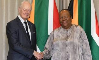 Ministra de Exteriores sudafricana realiza “fructíferas conversaciones” con Di Mistura sobre el Sahara Occidental