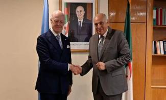 Attaf holds discussions with Staffan de Mistura in New York