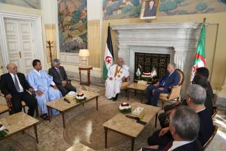 Algerian Council of Nation president receives president of Sahrawi National Council