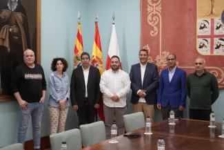 Delegación Saharaui se reúne con la Diputación Provincial de Zaragoza en una visita institucional