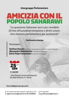 Italia: Moción parlamentaria a favor de la autodeterminación del pueblo saharaui