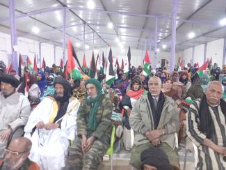 جماهير ولاية أوسرد تنظم مسيرات مساندة لمقاتلي جيش التحرير الشعبي الصحراوي وجماهيرنا بالأرض المحتلة