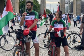 Arrival of two Swedish activists in Algeria after cycling 30,000 Kilometers in solidarity with the Sahrawi Cause