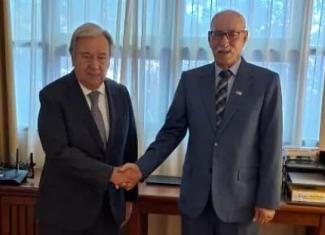 President Brahim Ghali meets with UN Secretary-General