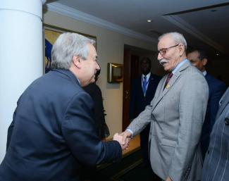 El presidente Brahim Gali mantendrá conversaciones con el titular de la ONU el próximo lunes en Nueva York