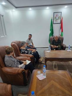 الرئيس إبراهيم غالي يستقبل رئيسة منظمة حتى لا ننسى