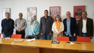 Sahrawi trade union delegation received by Secretary-General of Spanish Workers' Commissions Union