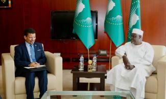 The Special Envoy of the President of the Republic received by the Chairperson of the African Union Commission