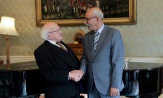 El Presidente es recibido por su homólogo de Irlanda 