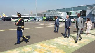 Le président de la République quitte Addis Abeba  après sa participation au 37ème sommet de l’UA