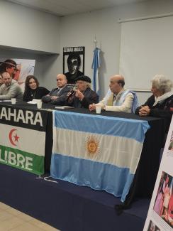 Realizan homenaje a Norita Cortiñas por su apoyo a la causa saharaui