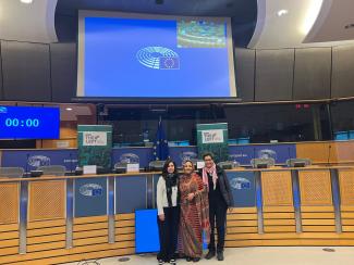 Podemos organizes conference in European Parliament to defend peace and international legality in Western Sahara and Palestine