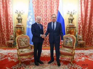 Lavrov réitère à de Mistura le soutien de la Russie au règlement du conflit au Sahara occidental dans le cadre de l'ONU