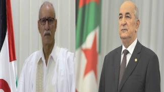 Le Président Brahim Ghali félicite le Président Abdelmadjid Tebboune pour sa réélection 