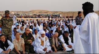 Le Président de la République accomplit la prière de l'Aïd al-Adha à la wilaya de  Boujdour