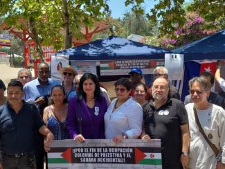 La Fiesta de los Abrazos en Chile acoge actos de solidaridad con el pueblo saharaui y palestino