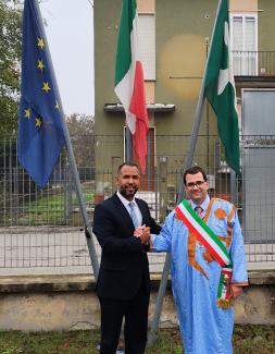 Delegado del Frente Polisario es recibido por el  presidente de la región Italiana de Lombardía