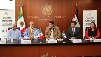 Mexican Senate commemorates 45th anniversary of bilateral relations between Mexico and Sahrawi Republic in presence of President of Sahrawi National Council